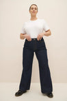 Kowtow pant Kowtow High Puddle Jeans Indigo Denim | Dalston clothing