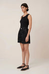 Kowtow Outline Shorts Black Denim | Dalston clothing
