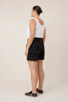 Kowtow Outline Shorts Black Denim | Dalston clothing