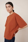 Kowtow top Kowtow Everyday Tee Clay Red | Dalston clothing
