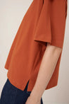 Kowtow top Kowtow Everyday Tee Clay Red | Dalston clothing