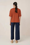 Kowtow top Kowtow Everyday Tee Clay Red | Dalston clothing