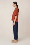 Kowtow top Kowtow Everyday Tee Clay Red | Dalston clothing