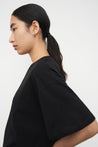 Kowtow top Kowtow Light Boxy Tee Black | Dalston clothing