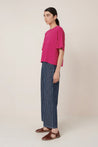 Kowtow top Kowtow Light Boxy Tee Magenta | Dalston clothing