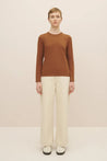Kowtow top Kowtow Long Sleeve Top Burnt Umber | Dalston clothing