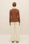 Kowtow top Kowtow Long Sleeve Top Burnt Umber  | Dalston clothing