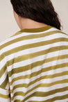Kowtow top Kowtow Oversized Boxy Tee Brushstoke Stripe | Dalston clothing