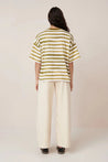 Kowtow top Kowtow Oversized Boxy Tee Brushstoke Stripe | Dalston clothing