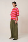 Kowtow top Kowtow Oversized Boxy Tee Painted Stripe