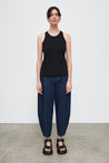 Kowtow top Kowtow Racer Back Singlet Black | Dalston clothing