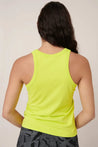 Kowtow top Kowtow Racer Back Singlet Fluro Yellow