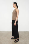Kowtow top Kowtow Racer Back Singlet Taupe  | Dalston clothing