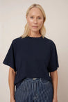 Kowtow top Kowtow Raglan Tee Navy | Dalston clothing