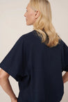Kowtow top Kowtow Raglan Tee Navy | Dalston clothing