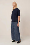 Kowtow top Kowtow Raglan Tee Navy | Dalston clothing