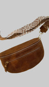 Lauren Vidal Bag Lauren Vidal Elda  Suede Bag Camel | Dalston clothing