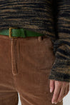 Leon & Harper Belt Leon & Harper Bruxelees Buff Leather | Dalston clothing