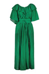 Leon & Harper dress Leon & Harper Raeya Plain Dress Green | Dalston clothing