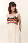 Leon & Harper dress Leon & Harper Ricq Crochet Dress Off White | Dalston clothing