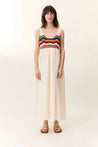 Leon & Harper dress Leon & Harper Ricq Crochet Dress Off White | Dalston clothing