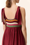 Leon & Harper dress Leon & Harper Ricq Crochet Dress Tomato | Dalston clothing