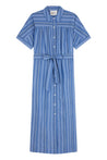 Leon & Harper dress Leon & Harper Roka Straight Dress Blue | Dalston clothing
