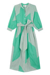 Leon & Harper dress Leon & Harper Runa Patch Dress Green | Dalston clothing