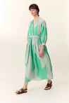 Leon & Harper dress Leon & Harper Runa Patch Dress Green | Dalston clothing