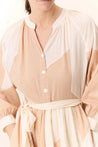 Leon & Harper dress Leon & Harper Runa Patch Dress Nude | Dalston clothing