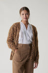 Leon & Harper Knitwear Leon & Harper Marta Leopard Cardigan | Dalston clothing