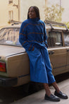 Leon & Harper Knitwear Leon & Harper Melodie Stripe Sweater Blue