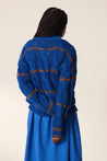 Leon & Harper Knitwear Leon & Harper Melodie Stripe Sweater Blue