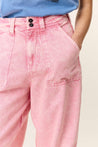 Leon & Harper pant Leon & Harper Prag Plain Pants Pink  | Dalston clothing
