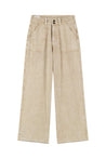 Leon & Harper pants Leon & Harper Prag Plain Pants Beige | Dalston clothing