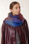 Leon & Harper Scarf blue Leon & Harper Elton Check3 Scarf Blue | Dalston clothing