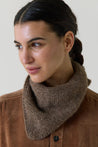 Leon & Harper Scarf brown Leon & Harper Natalie Alpaca Scarf Brown | Dalston clothing