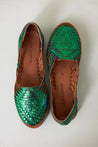 Leon & Harper shoes green / 38 Leon & Harper Pachucca Sandal Green Metallic  | Dalston clothing