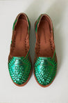 Leon & Harper shoes green / 38 Leon & Harper Pachucca Sandal Green Metallic  | Dalston clothing