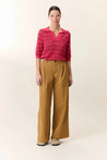 Leon & Harper top Leon & Harper Make Polo Rose | Dalston clothing