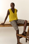 Leon & Harper top Leon & Harper MWP1 Plain Yellow Vest