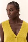 Leon & Harper top Leon & Harper MWP1 Plain Yellow Vest