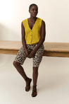 Leon & Harper top Leon & Harper MWP1 Plain Yellow Vest