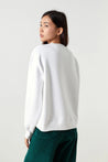 Leon & Harper top Leon & Harper Sortie No Sweatshirt White | Dalston clothing