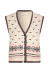 Lollys Laundry Knitwear Lollys Laundry Ina Vest Creme