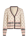 Lollys Laundry Knitwear Lollys Laundry Nina Cardigan Creme