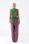 Lollys Laundry Knitwear Lollys Laundry Nynne Knit Vest Green | Dalston clothing