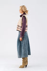 Lollys Laundry skirt Lollys Laundry Isa Midi Skirt Light Blue | Dalston clothing