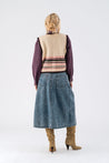 Lollys Laundry skirt Lollys Laundry Isa Midi Skirt Light Blue | Dalston clothing