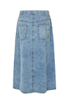Lollys Laundry skirt Lollys Laundry Isa Midi Skirt Light Blue | Dalston clothing